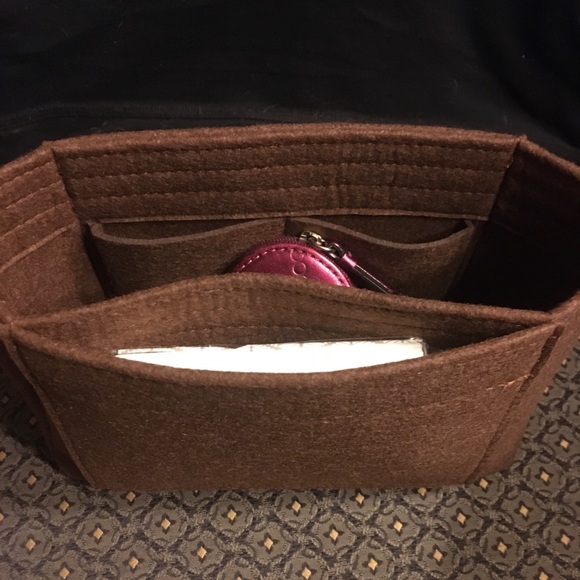 Purse insert XS rich Brown shaper pouchette - Picture 5 of 5